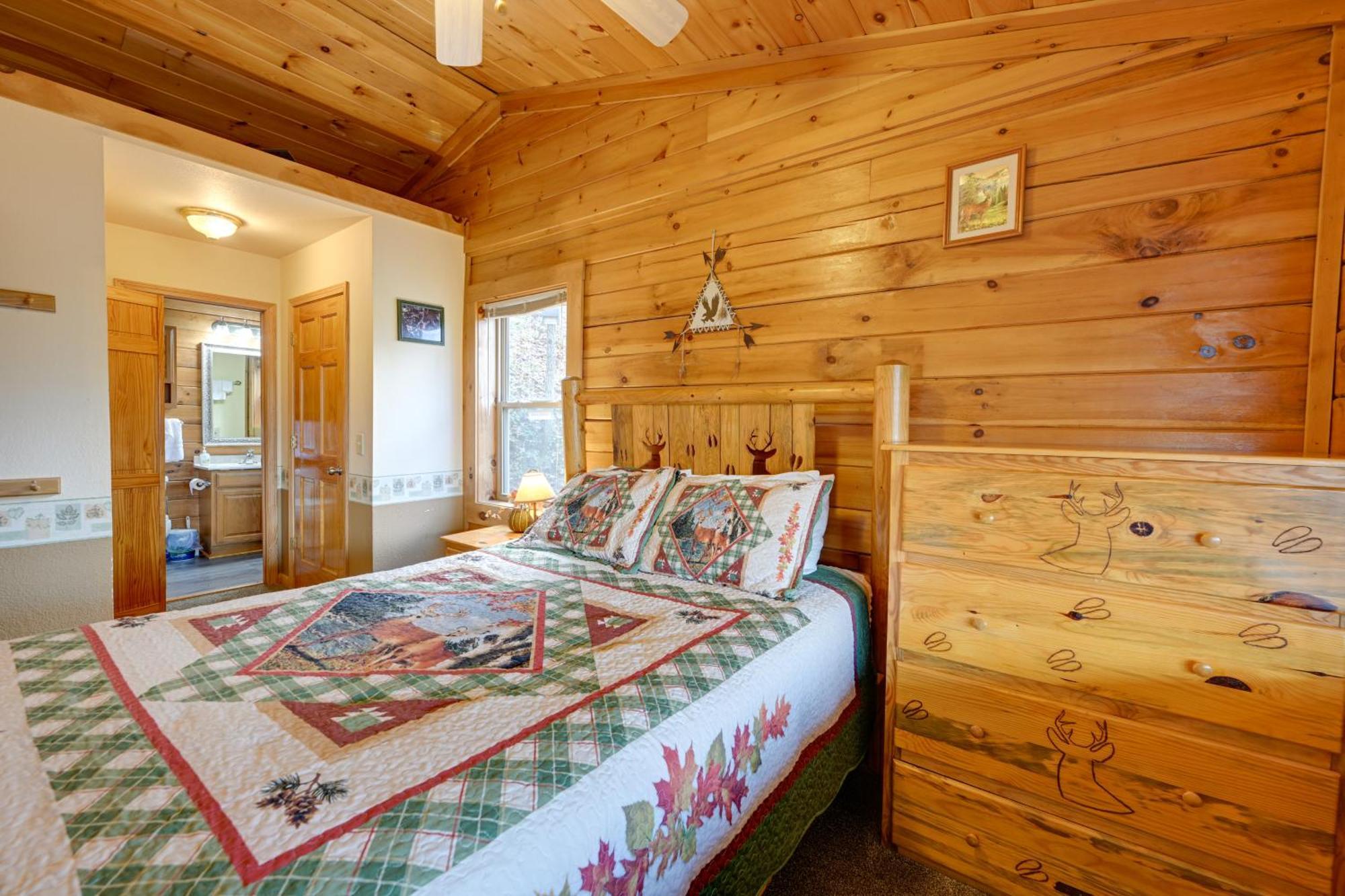 Cozy Deer Glen Cabin With Private Hot Tub And Porch! Bryson City Zewnętrze zdjęcie