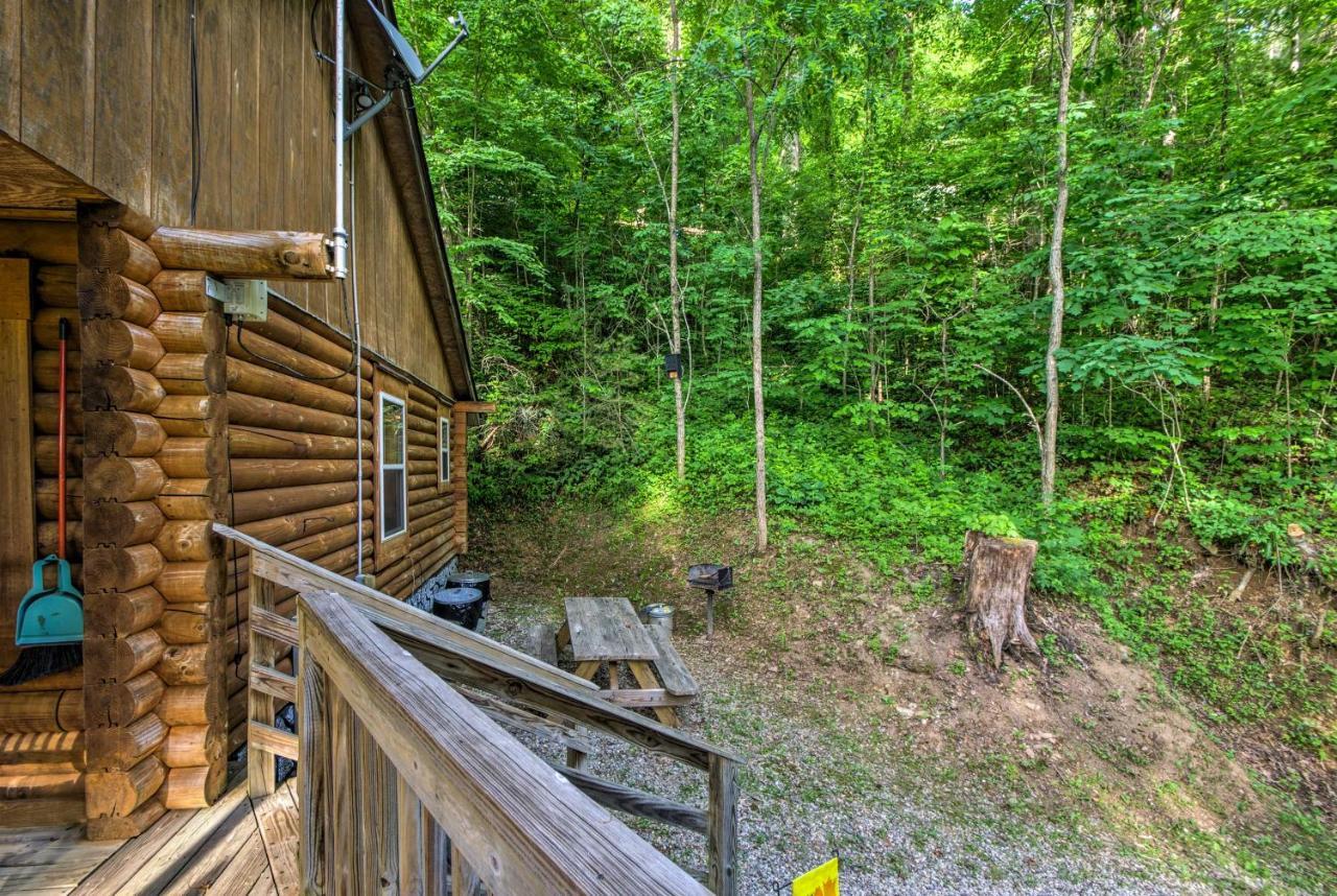 Cozy Deer Glen Cabin With Private Hot Tub And Porch! Bryson City Zewnętrze zdjęcie