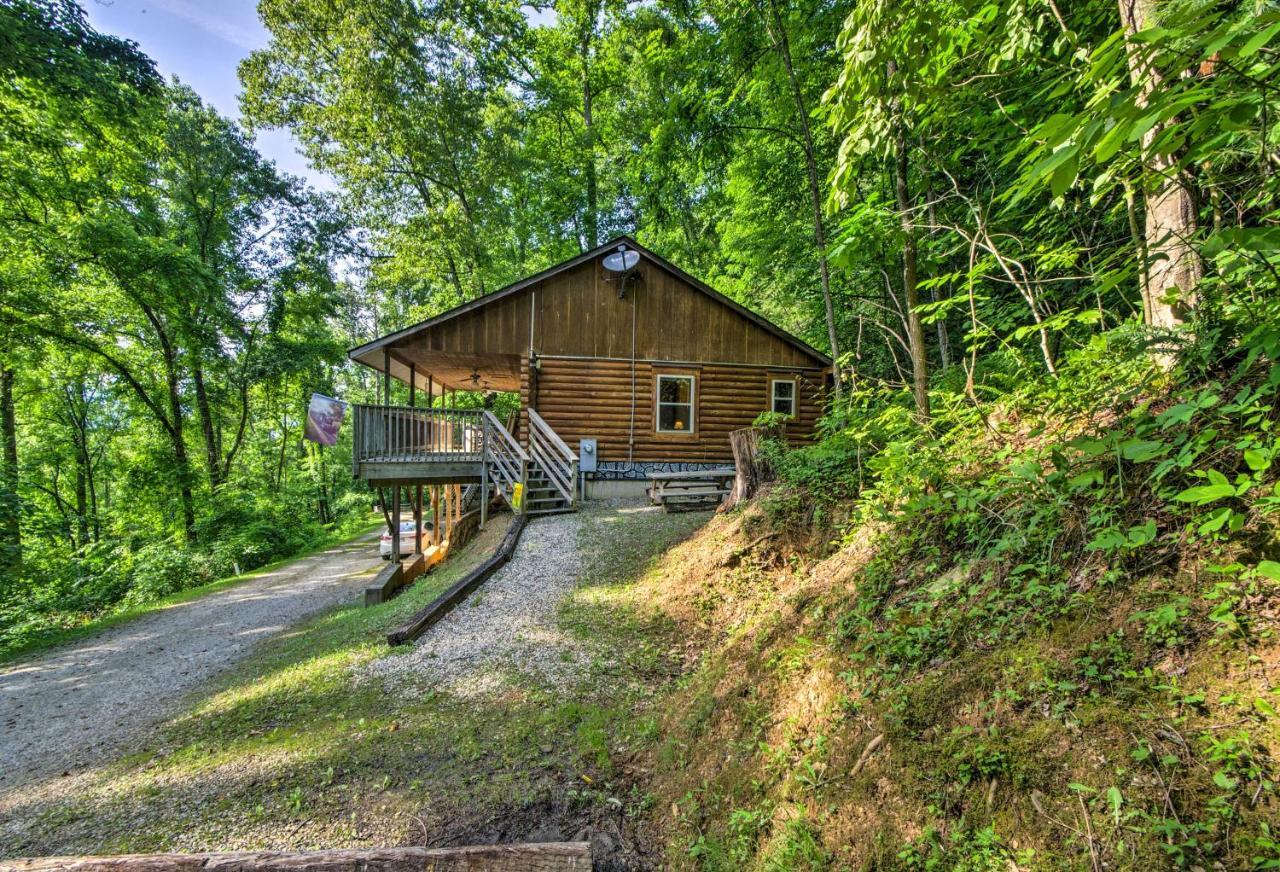 Cozy Deer Glen Cabin With Private Hot Tub And Porch! Bryson City Zewnętrze zdjęcie